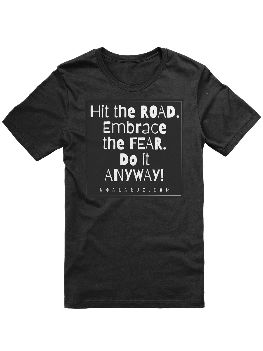 EMBRACE THE FEAR • BLACK T-SHIRT product image (2)
