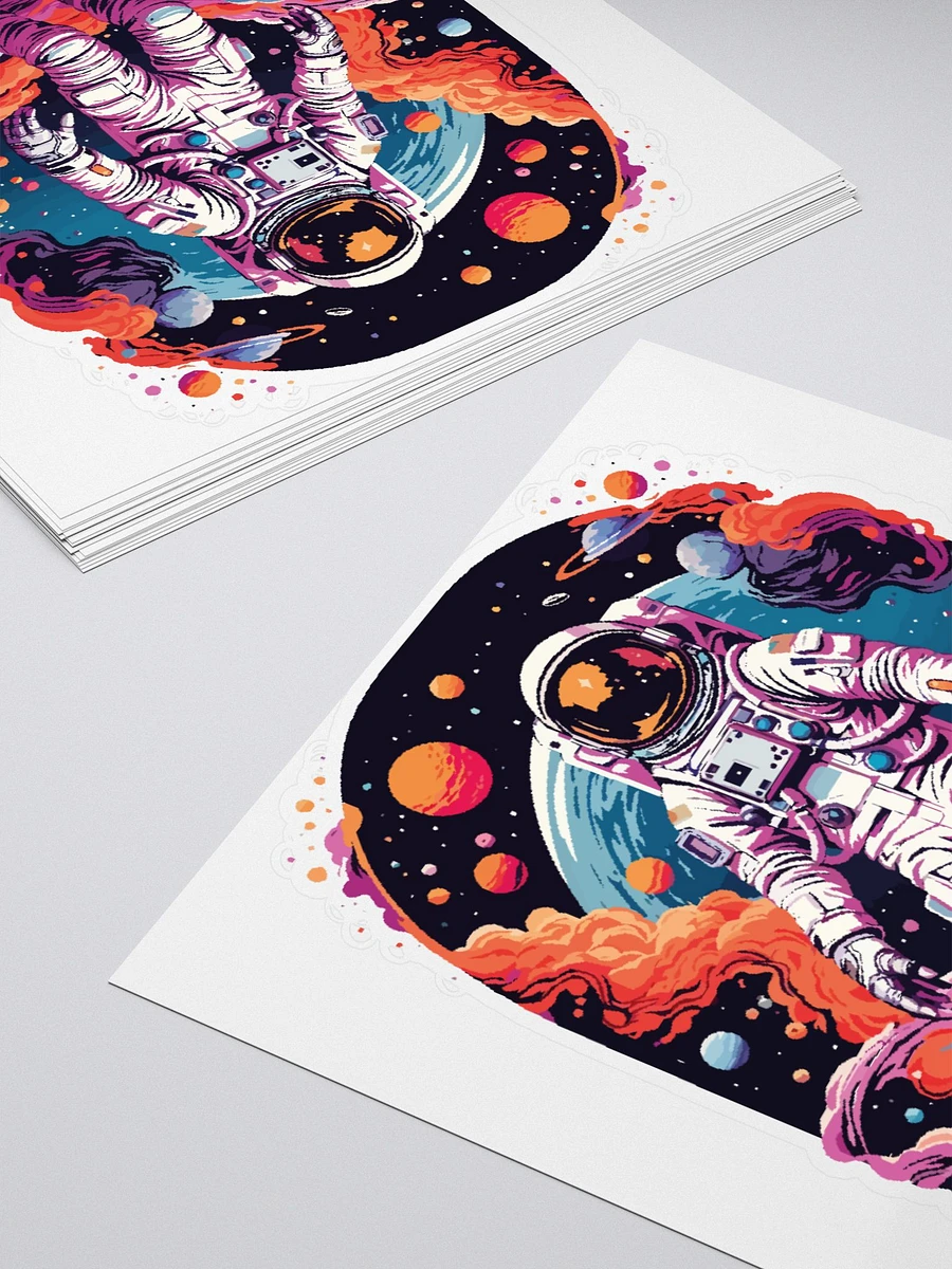 Cosmic Explorer Kiss Cut Stickers product image (12)