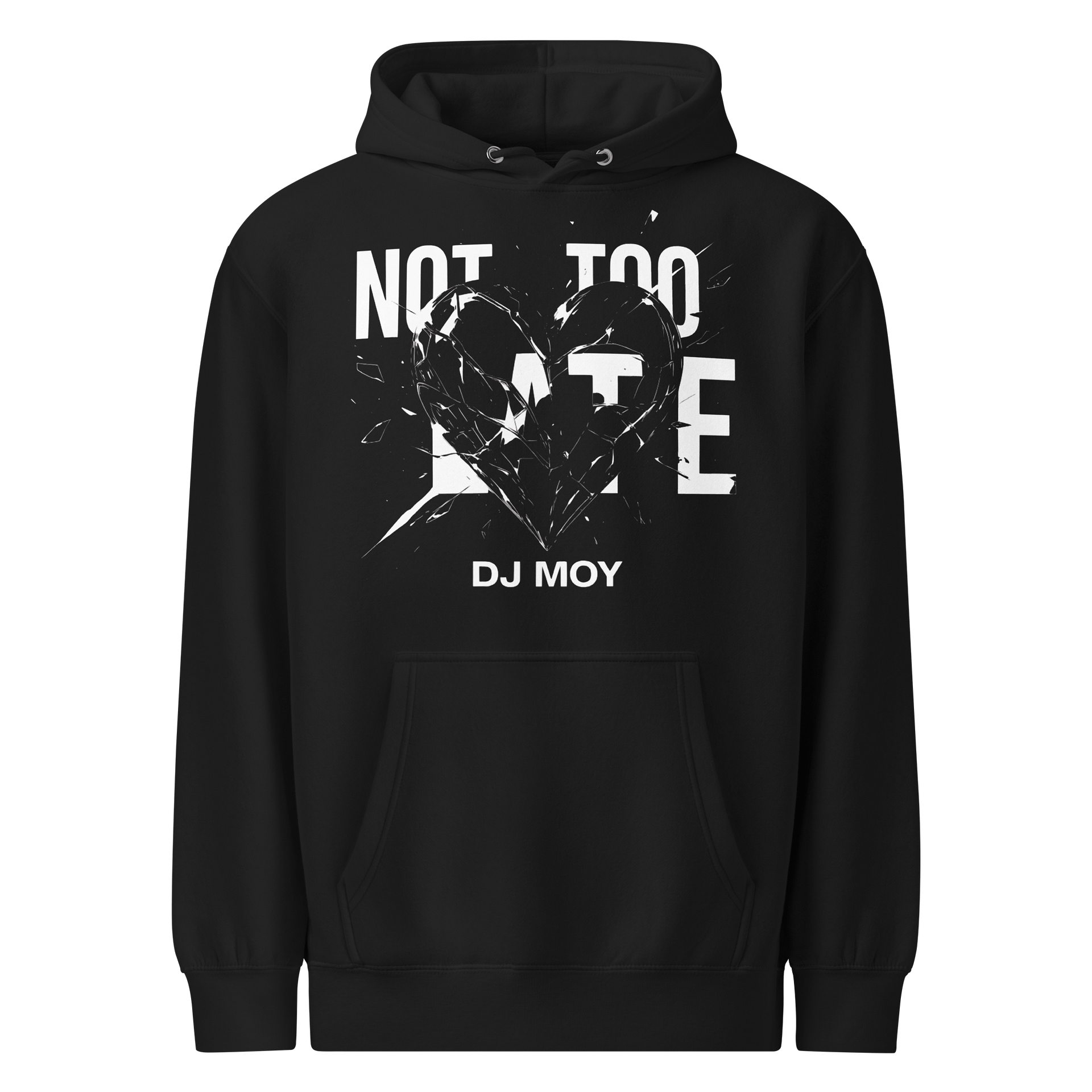 DJ Moy Hoodie - NOT TOO LATE Single product image (1)