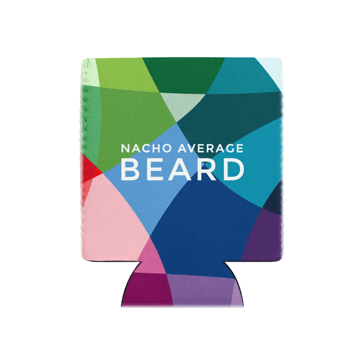 Coozie Can Cooler (Design: Nacho Average Beard) product image (1)