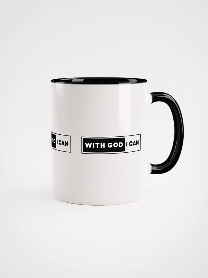 WITH GOD I CAN: Divine Elegance Ceramic Mug product image (5)