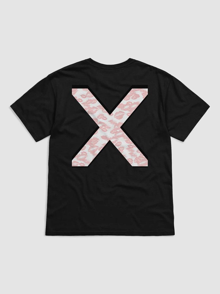 White X Pink Lipstick Kisses Shirt product image (24)