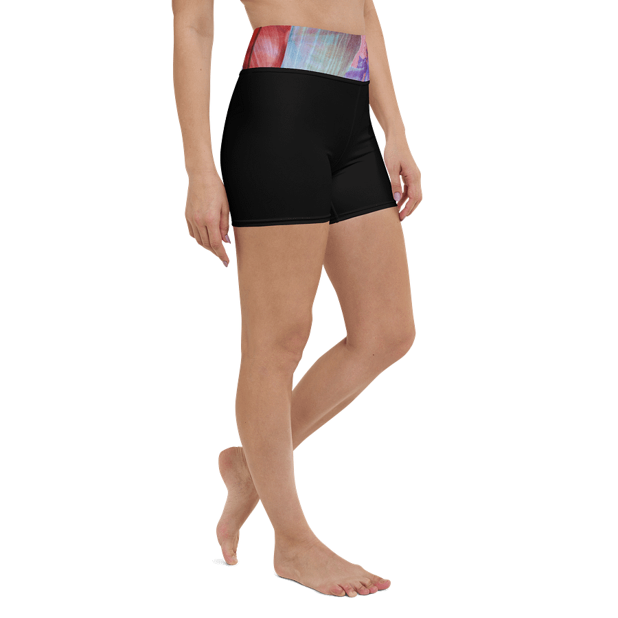 Paradise Breeze Black Flow Yoga Shorts product image (3)