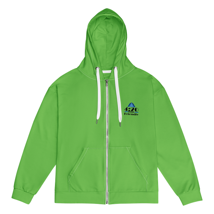 Zip Up Hoodie Green product image (2)