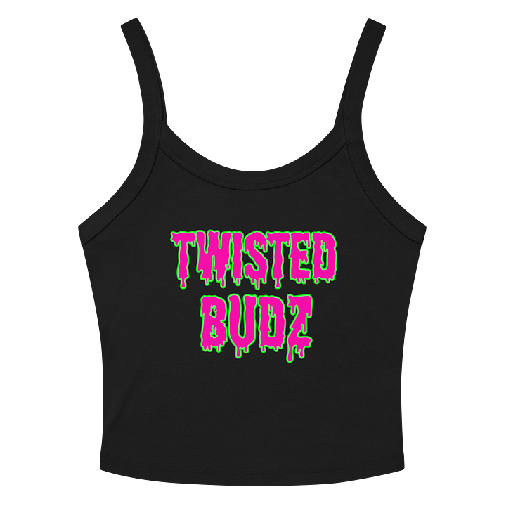 Twisted Budz Weirdo Weed Women’s Tank Top, 420 Cannabis Stoner Summertime Shirt, Reefer Punk Rock Ganja Goth Beach Fashion product image (2)