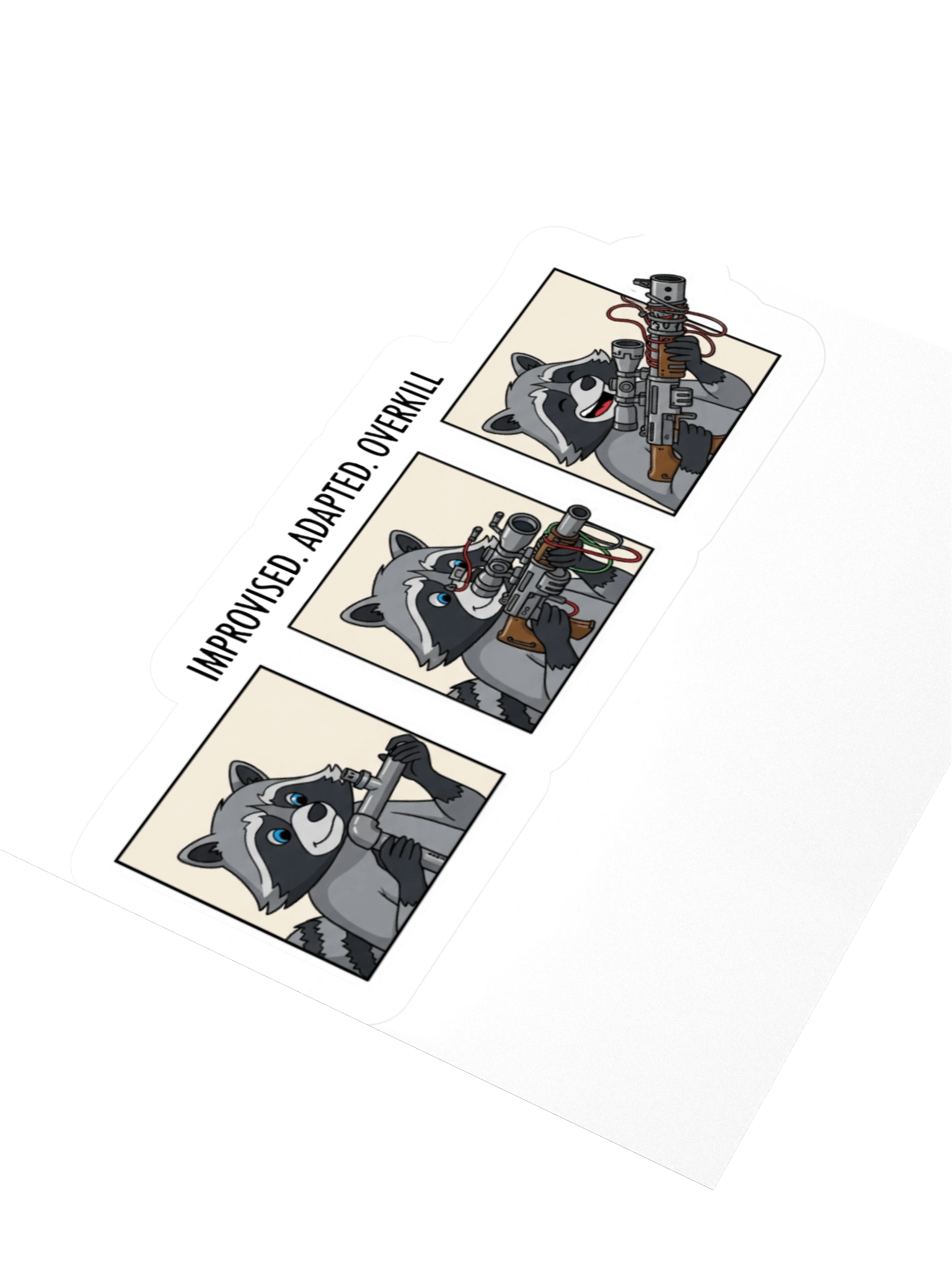 Raccoon's Arsenal Sticker Set product image (9)