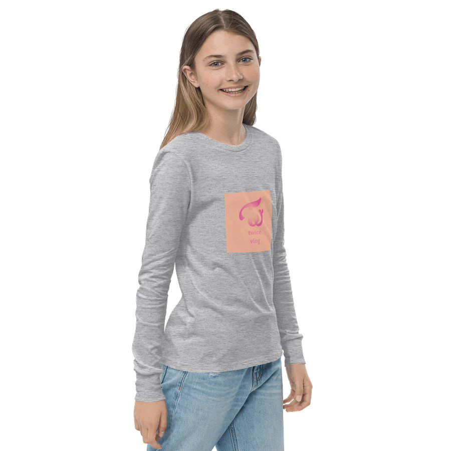 twice vlog logo kids long sleeve product image (4)