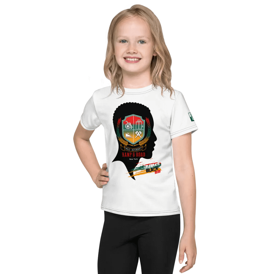 Celebrate Black History Emblem Kids T-Shirt product image (1)