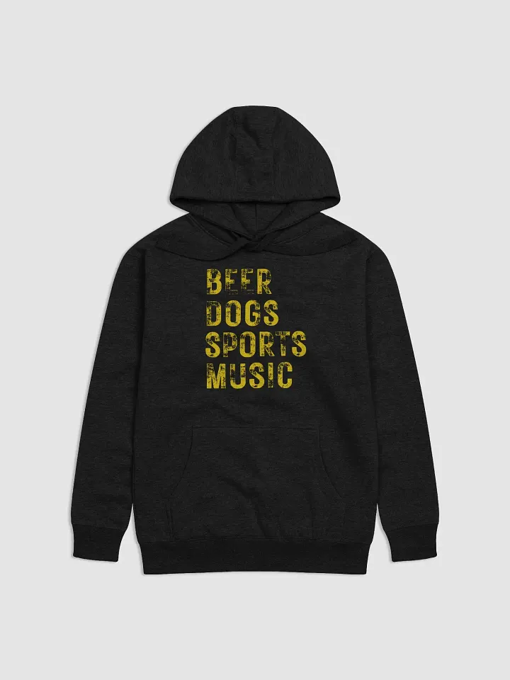 Beer Dogs Sports Music Hoodie – Solid Gold BDSM Hoodie Fun product image (1)