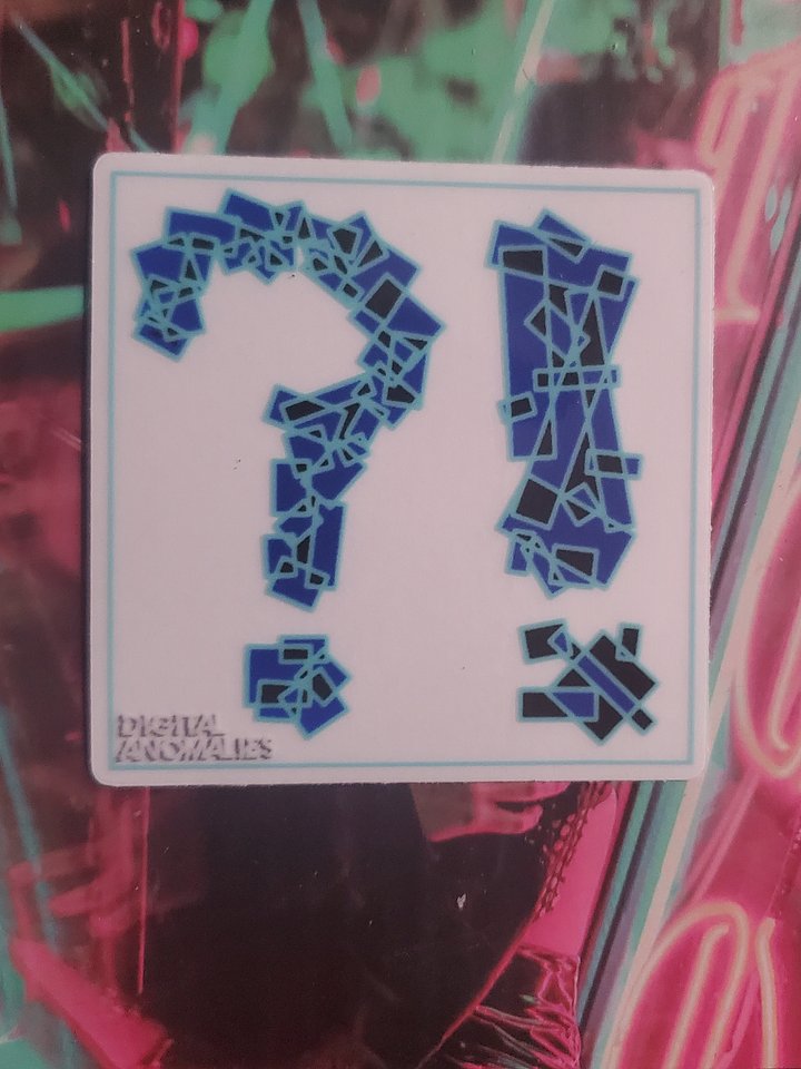 ?! Clear Vinyl Sticker product image (1)