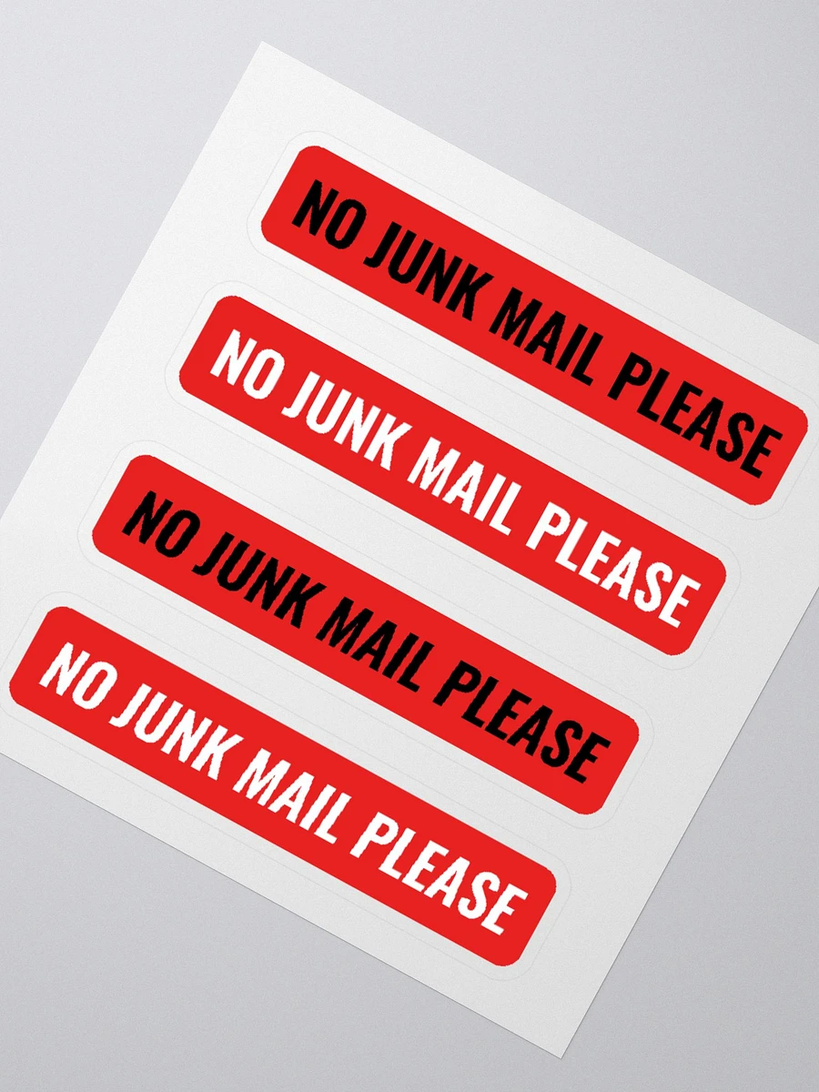 No junk Sticker product image (5)