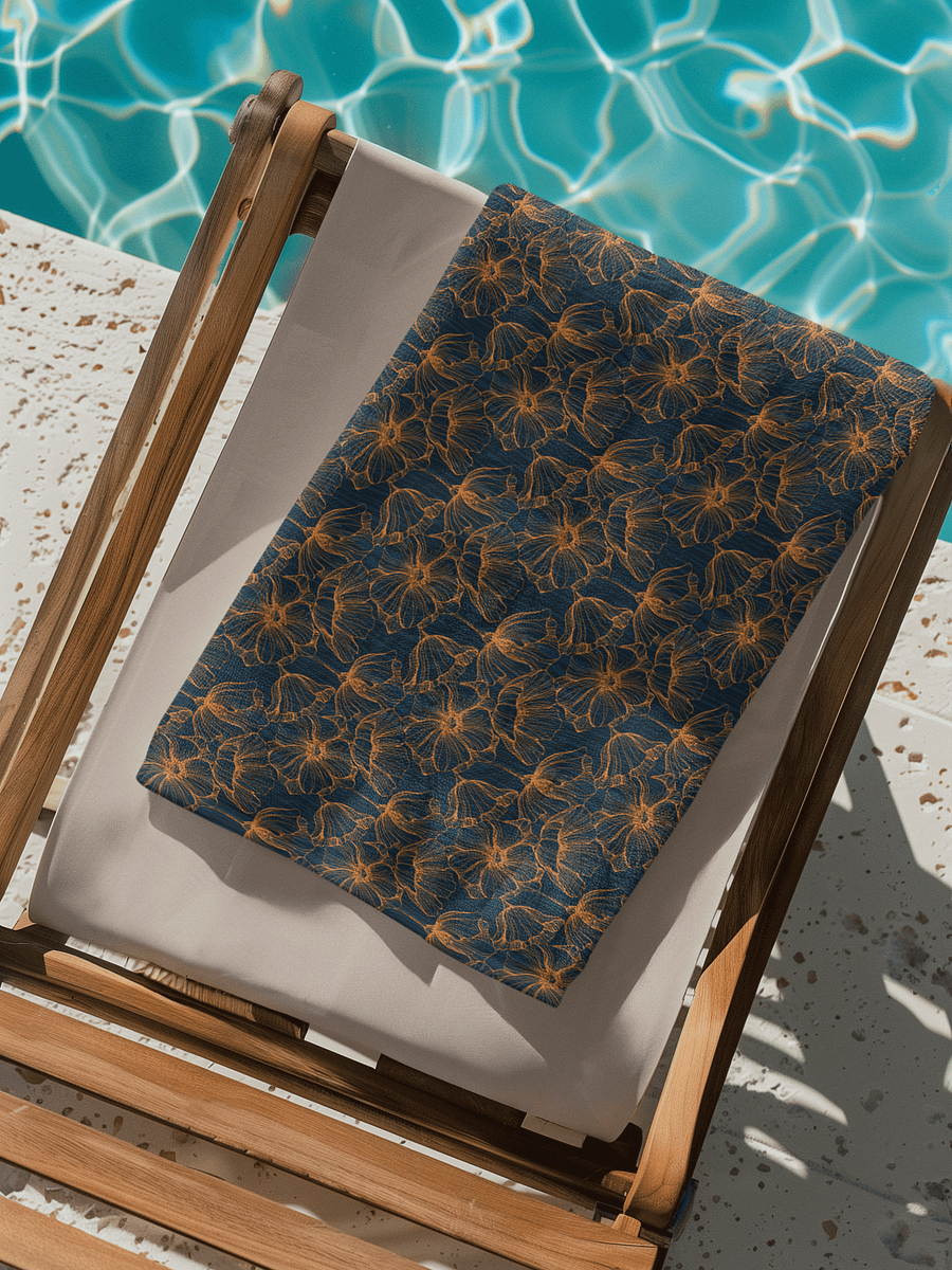 Dark Romantic Floral | Beach Towel product image (1)
