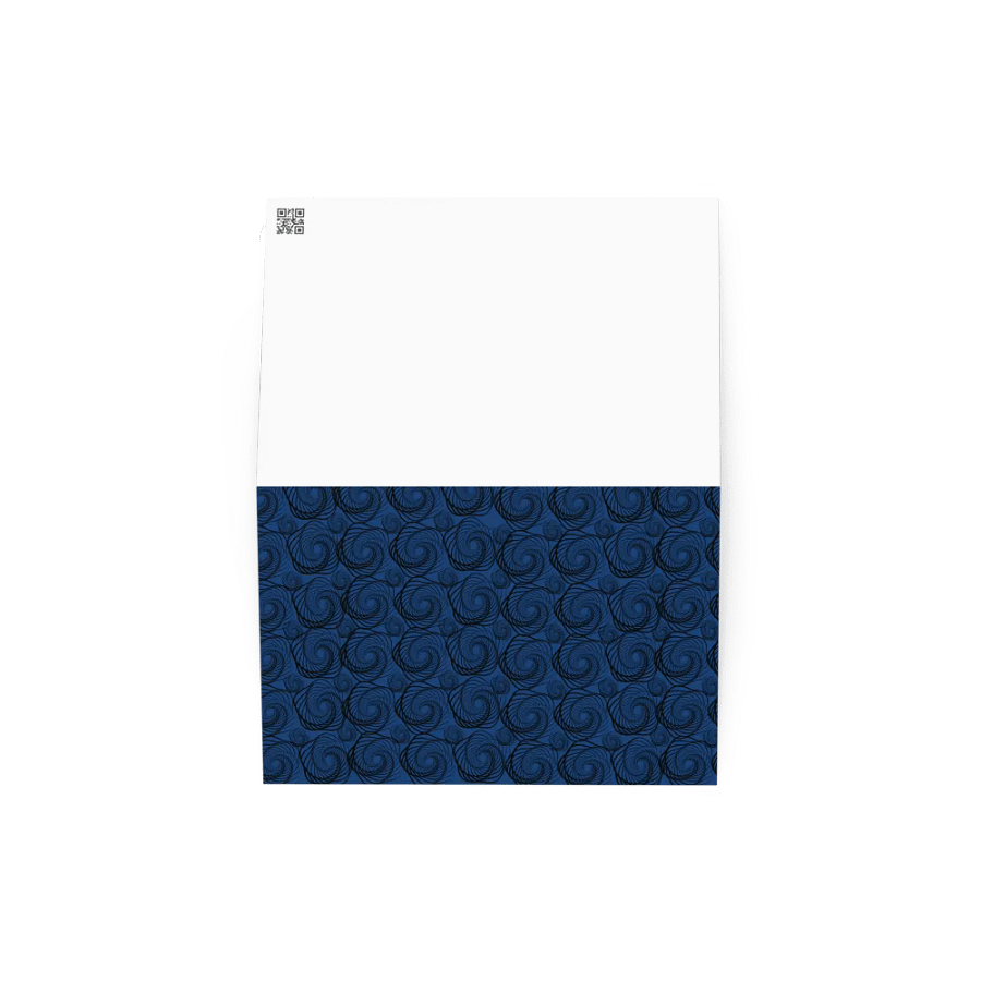Midnight Swirls Greeting Card for celebrations product image (4)