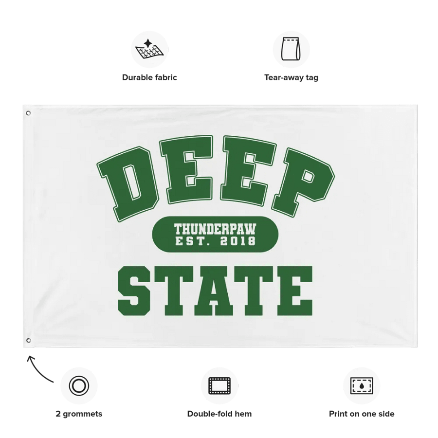 Deep State Varsity Flag / Wall Banner product image (2)