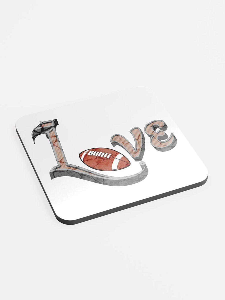 Love Football of the Game Cork Coaster product image (2)
