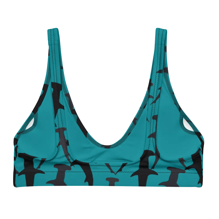 Hammerhead Sharks - Mid Ocean - Recycled Polyester - Padded Bikini Top product image (2)