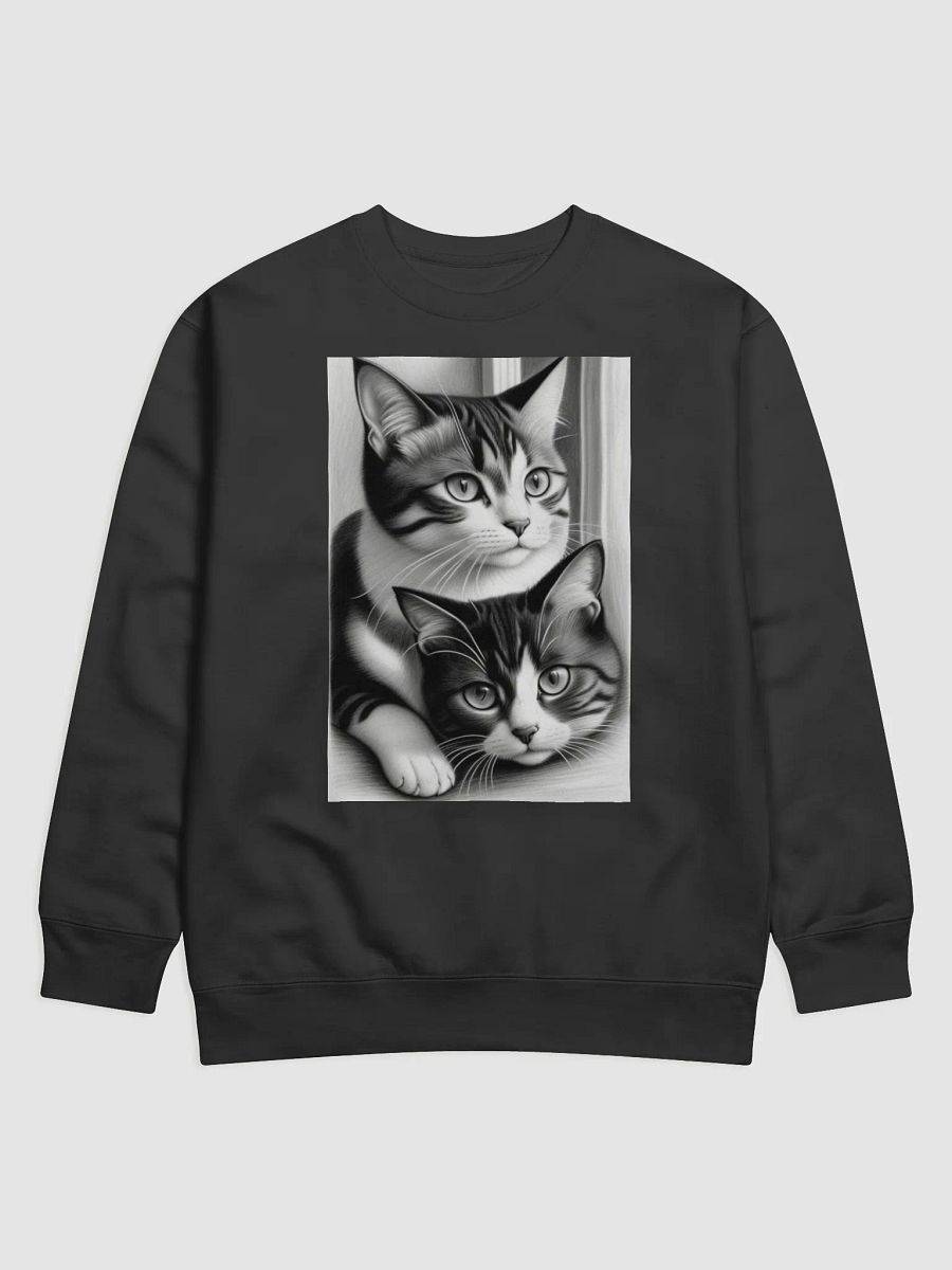 Striped Feline Duo Sweatshirt product image (1)