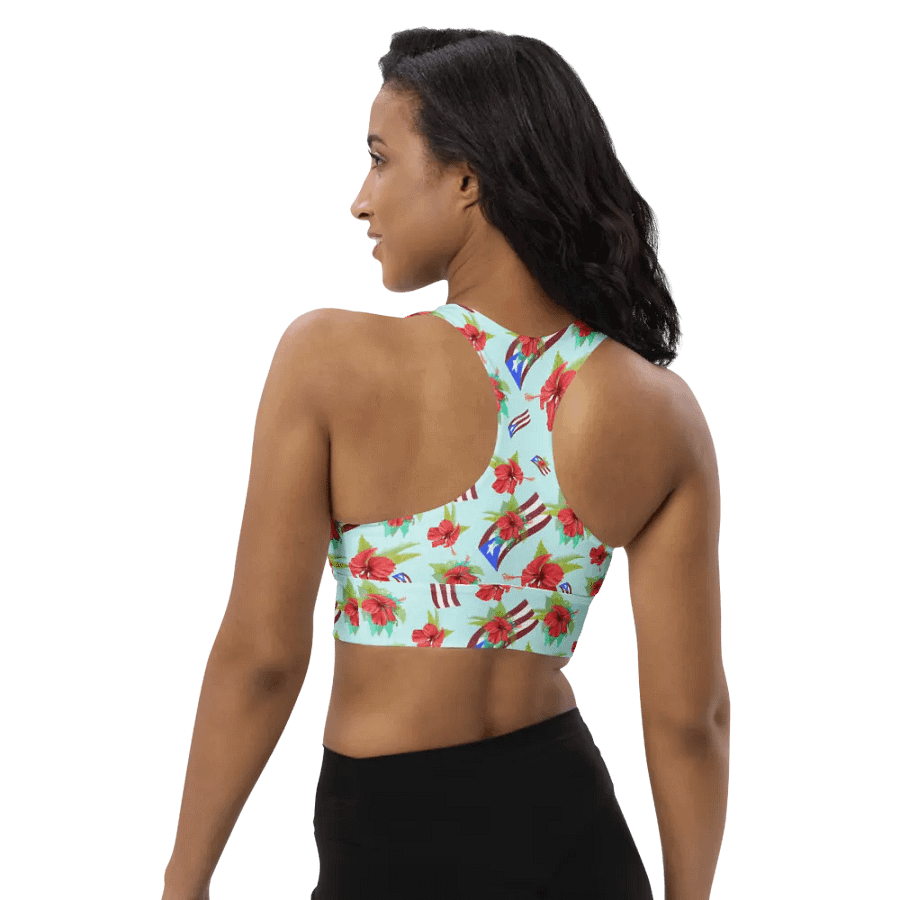 Puerto Rican Pride All-Over Print Sports Bra product image (7)