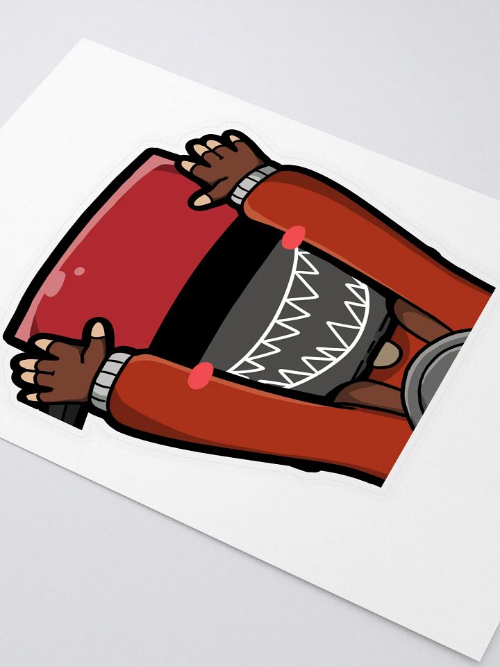 4.5 X 4.5 Uppies Emote Yak Sticker product image (2)