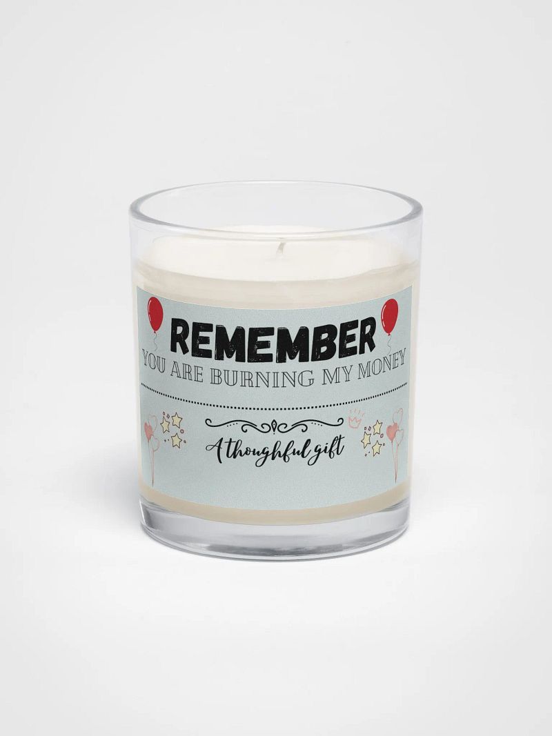 A thoughful gift candle.