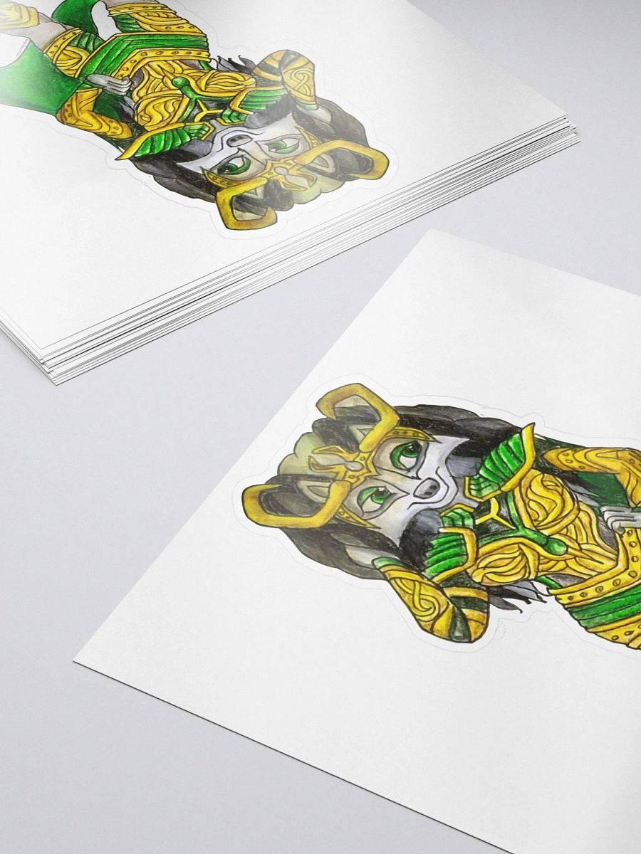 Lady Mischief Badger Sticker product image (5)