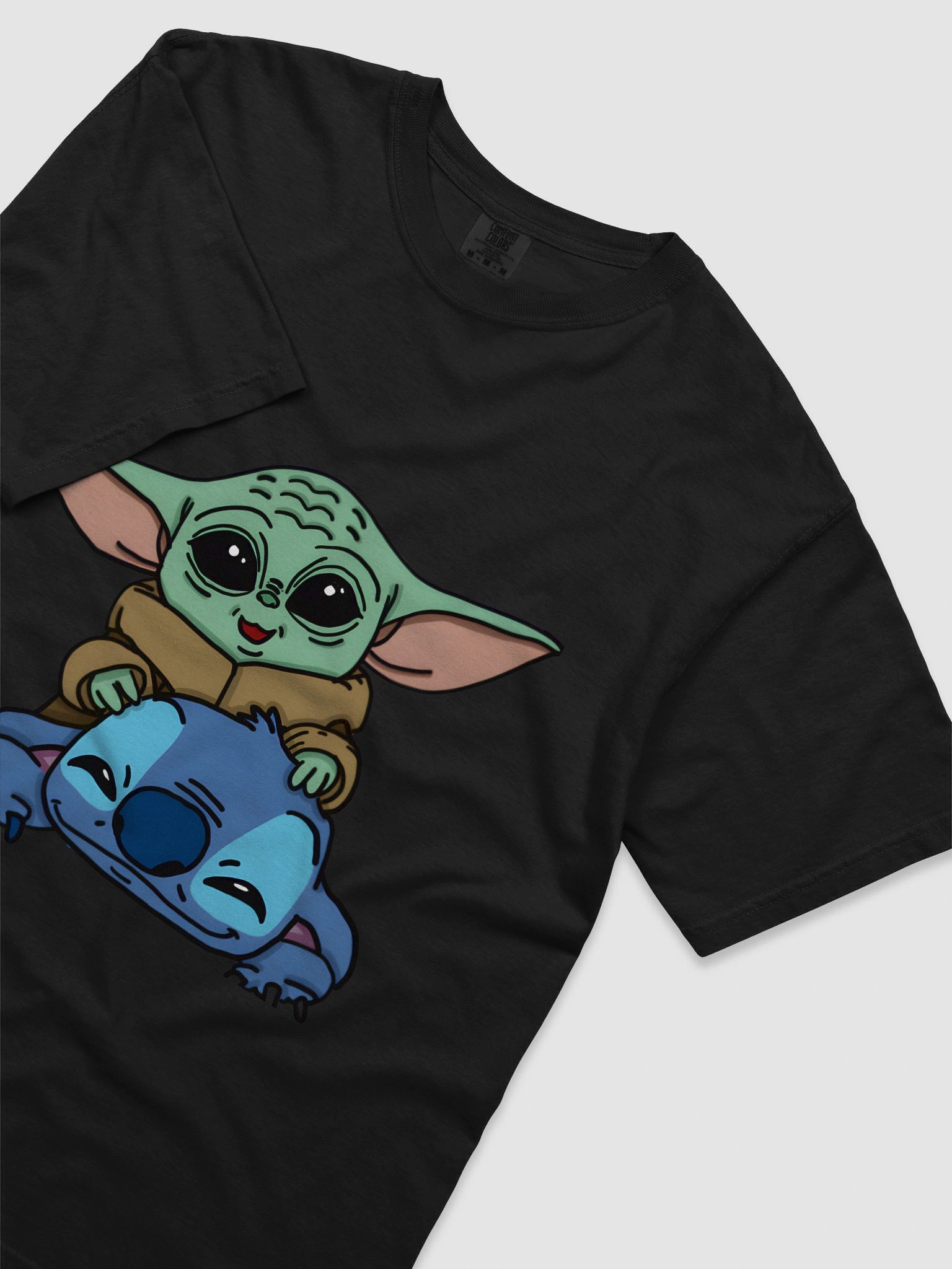 Just4FunRoy Stitch en Grogu T Shirty product image (64)