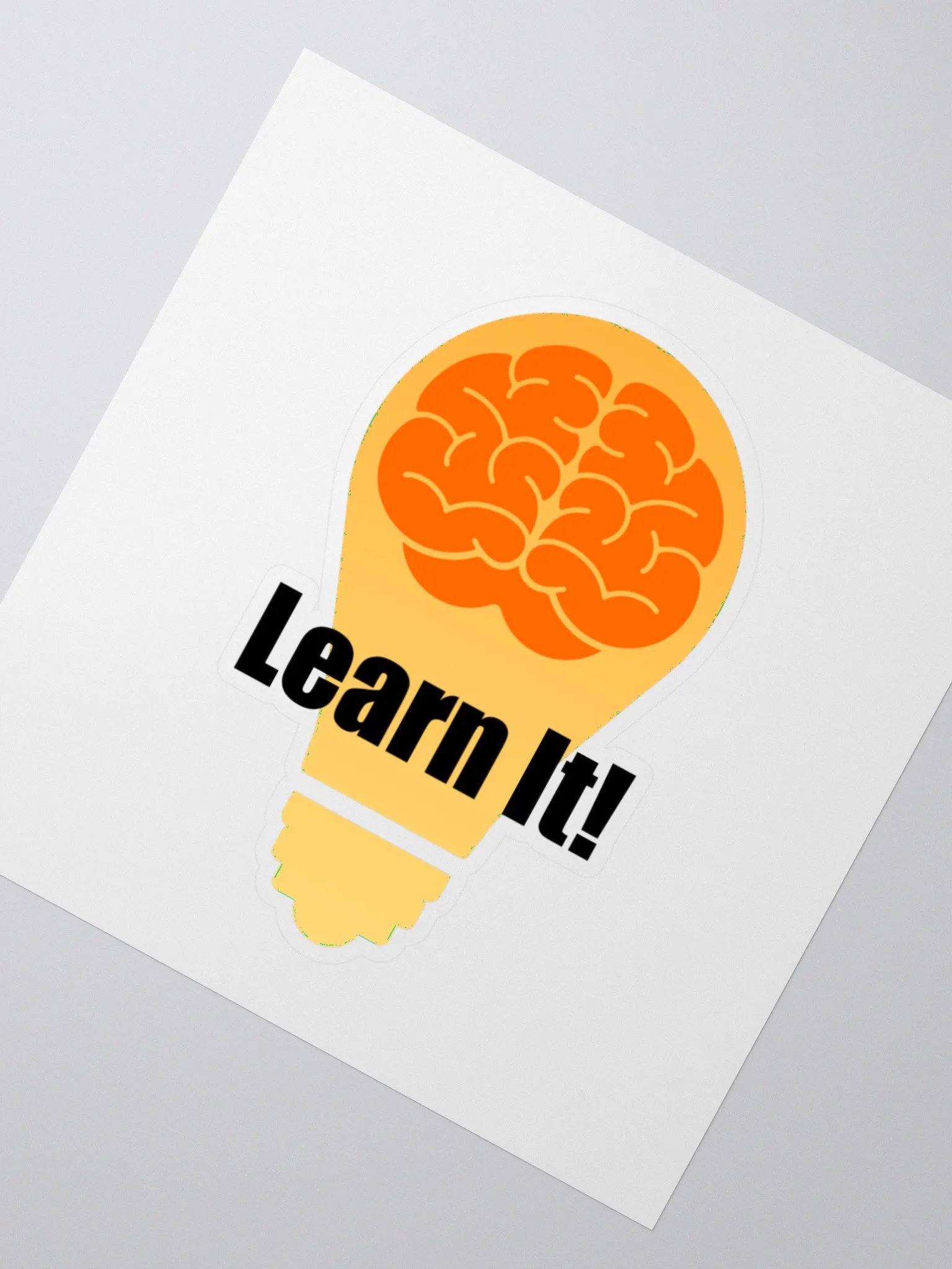 Brainy Bright Ideas Stickers - White Letters product image (2)