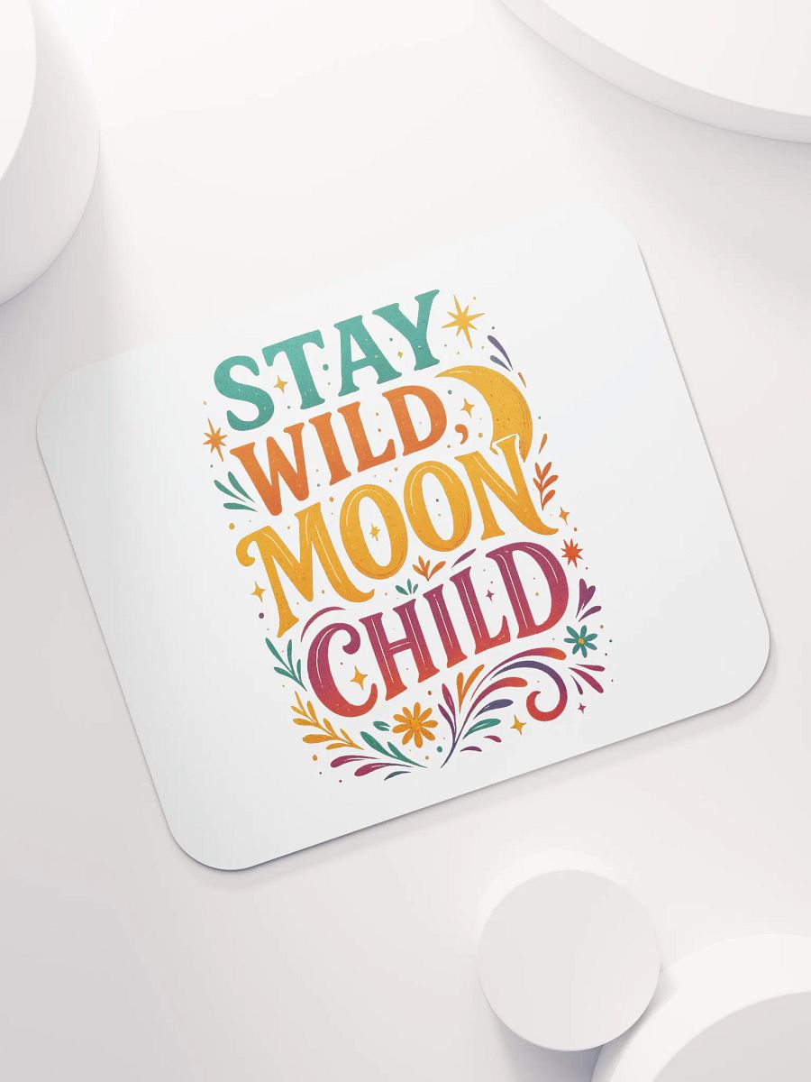 Stay Wild Moon Child Mouse Pad – Celestial Desk Decor product image (7)