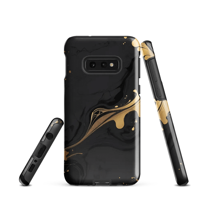 Tough Case for Samsung – Mystic Gold Flow product image (1)