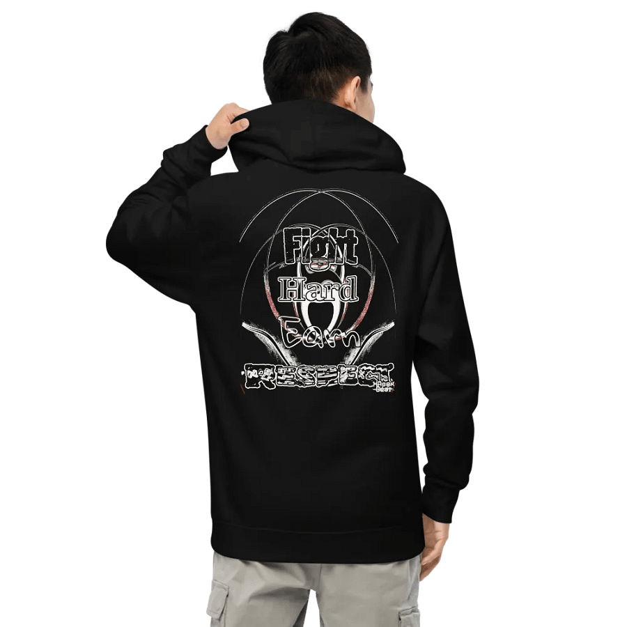 Fight Hard Earn Respect - Embroidered - Midweight Hoodie product image (3)