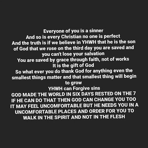 Ephesians 2:8-9 (KJV)  For by grace are ye saved through faith; and that not of yourselves: it is the gift of God:
Not of wor...