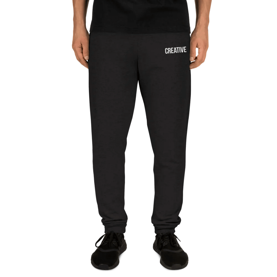 CartyCrew - Creative (Embroidered) Black Jogger product image (3)