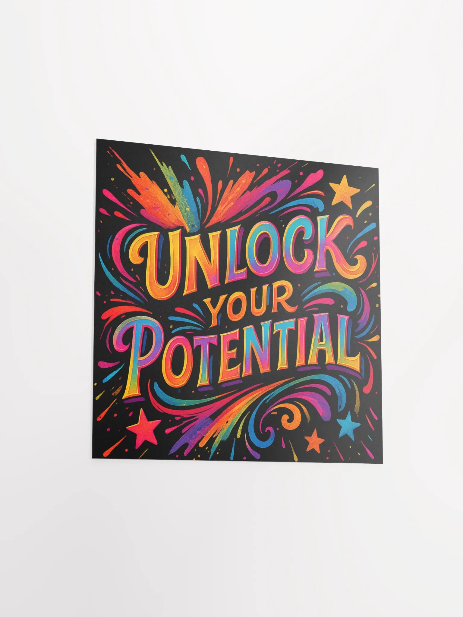 Unlock Your Potential Poster – Motivational Wall Art product image (12)