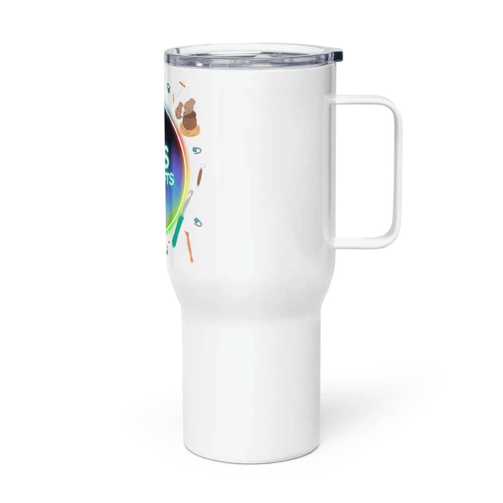 Ian's Crafts Logo Travel Mug with a Handle product image (3)