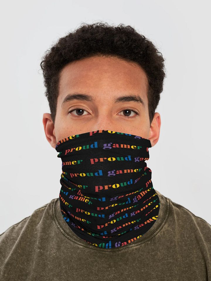 Proud Gamer All-Over Print Neck Gaiter product image (1)