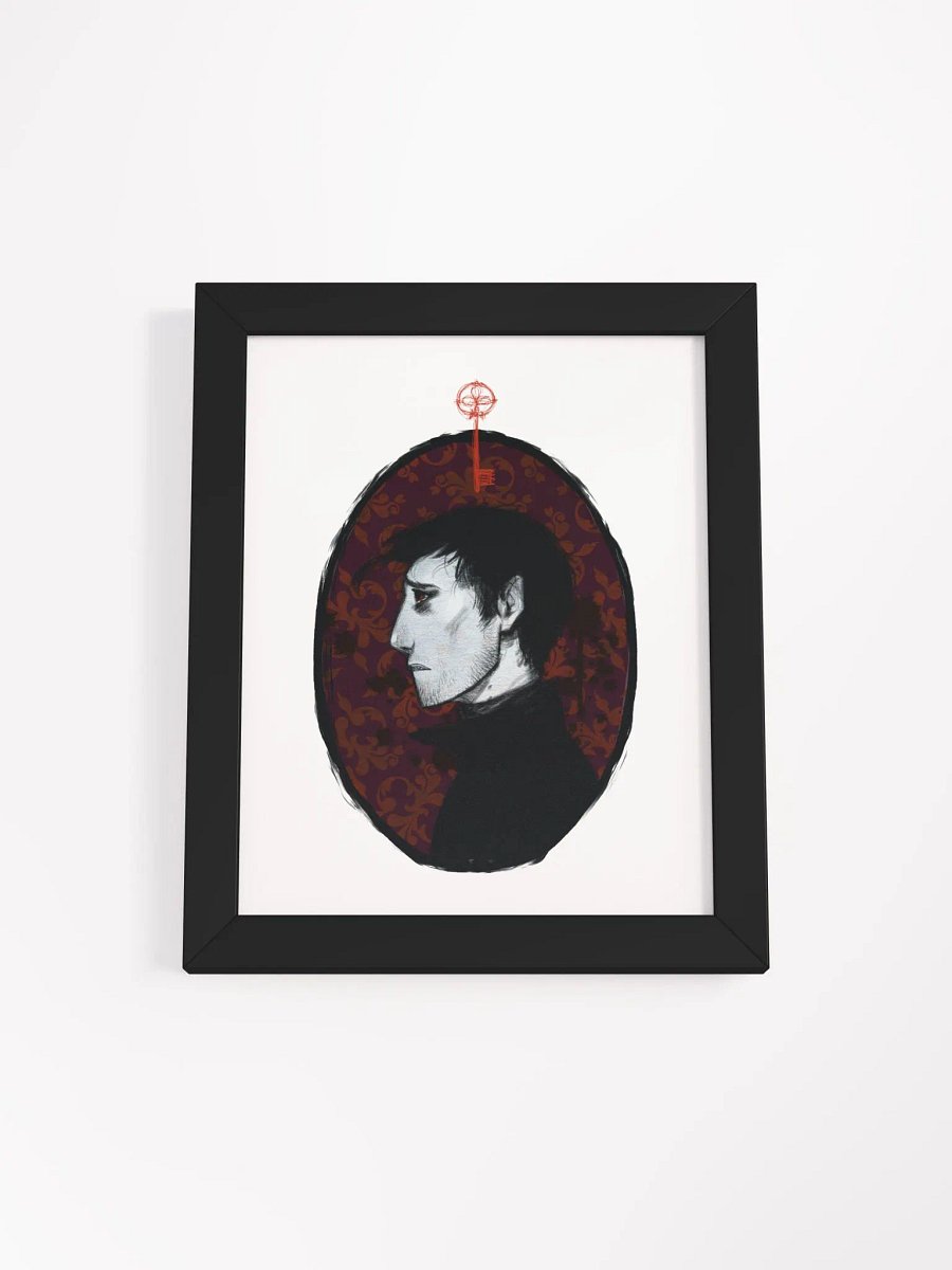 Melancholic Muse Framed Art Print product image (1)