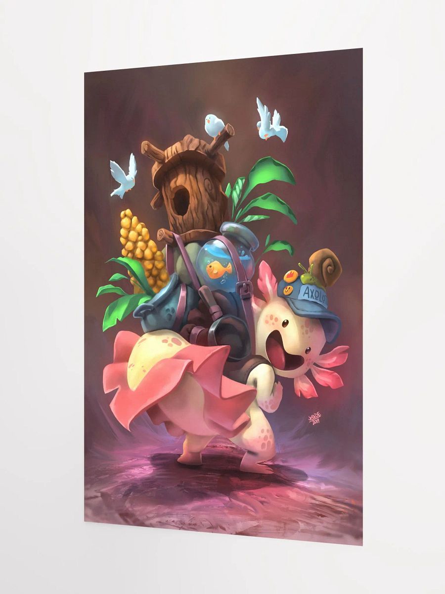 Axolotl Adventurer - Print product image (7)