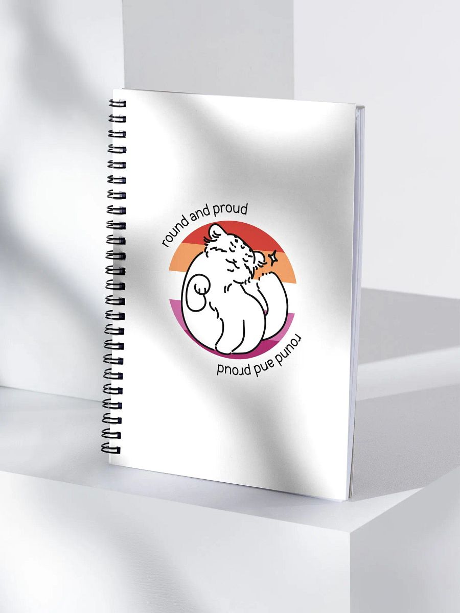 Round and Proud Manul Lesbian Version - Spiral Notebook product image (4)