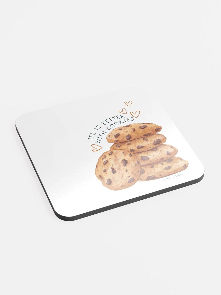 'Cookies' Glossed Cork Coaster product image (2)