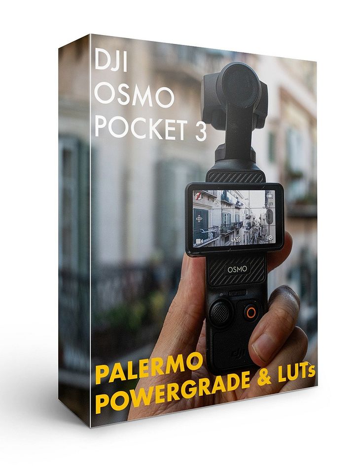 Palermo Powergrade & LUTS (DJI OSMO Pocket 3 + Osmo Action 5) product image (1)