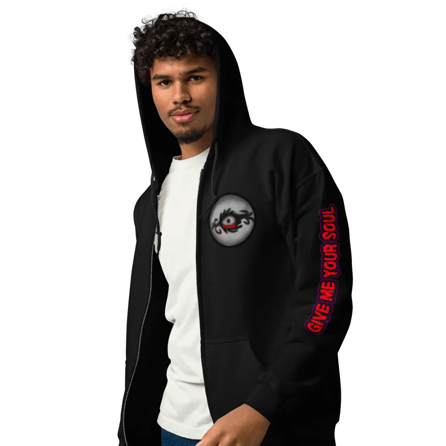 SOUL COLLECTING UNI ZIP UP HOODIE product image (1)