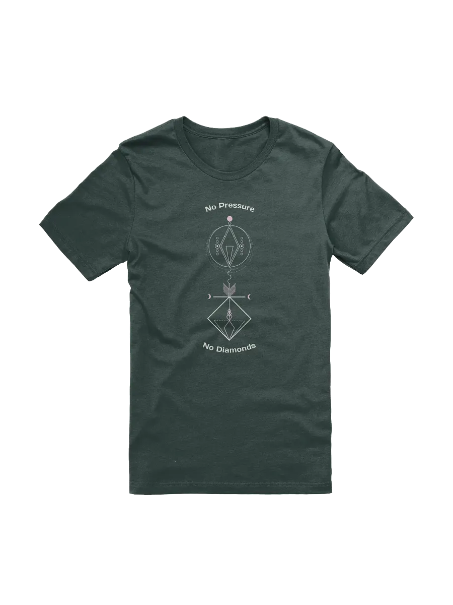 No Pressure No Diamonds Symmetric Bliss Geometric T-Shirt product image (1)