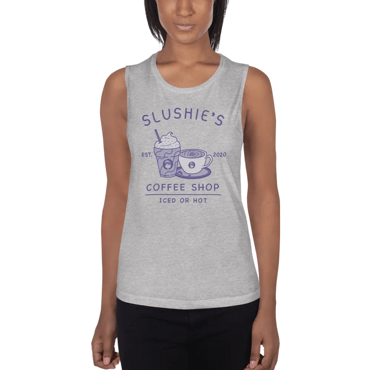 Slushie's Coffee Shop (Purple) | Women's Muscle Tank product image (2)