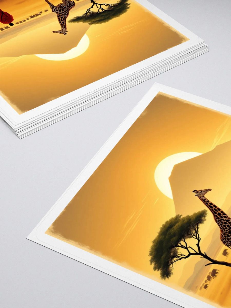 Serenity Sunset Kiss Cut Stickers product image (12)
