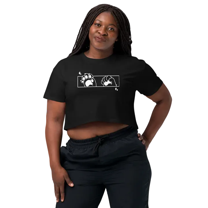 Shiny Paws Crop Top product image (2)