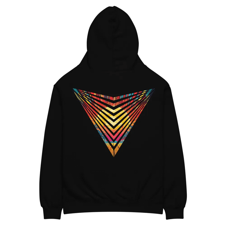 VACIO Sunset Spectrum Logo Premium Relaxed Fit Hoodie product image (8)