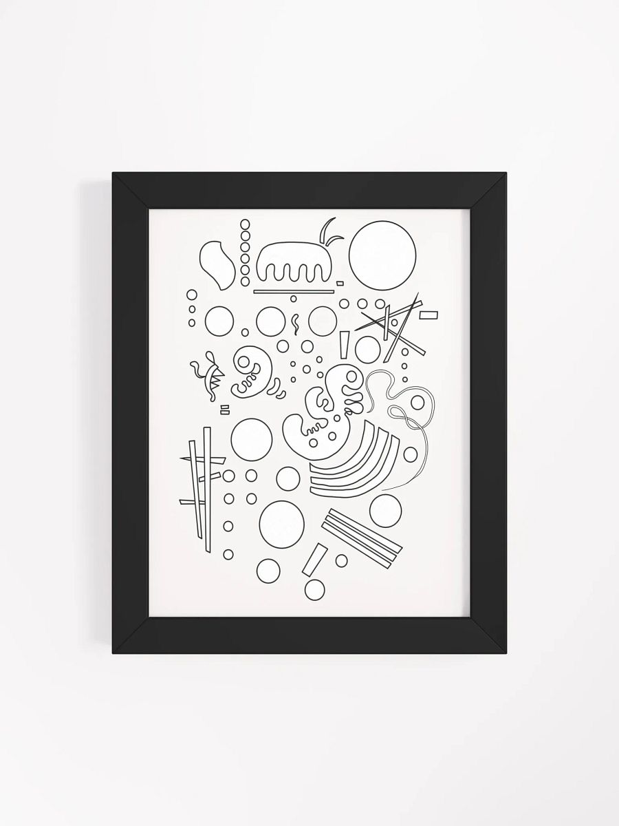 Color-Your-Own Kandinsky's Framed Poster! product image (74)