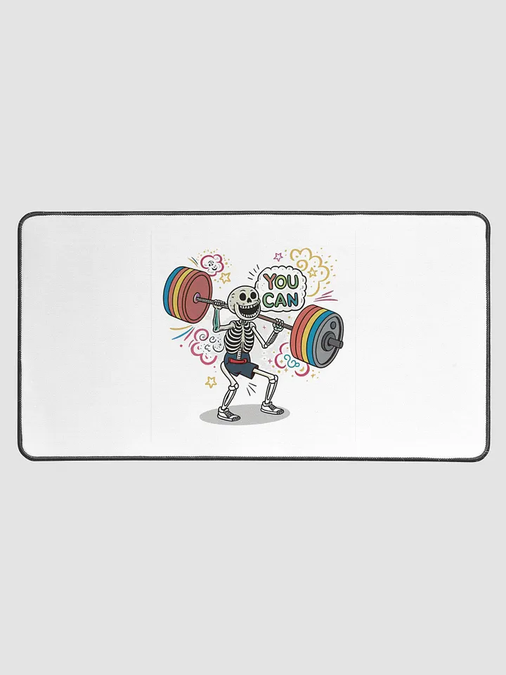 Rainbow Skeleton Desk Mat product image (1)
