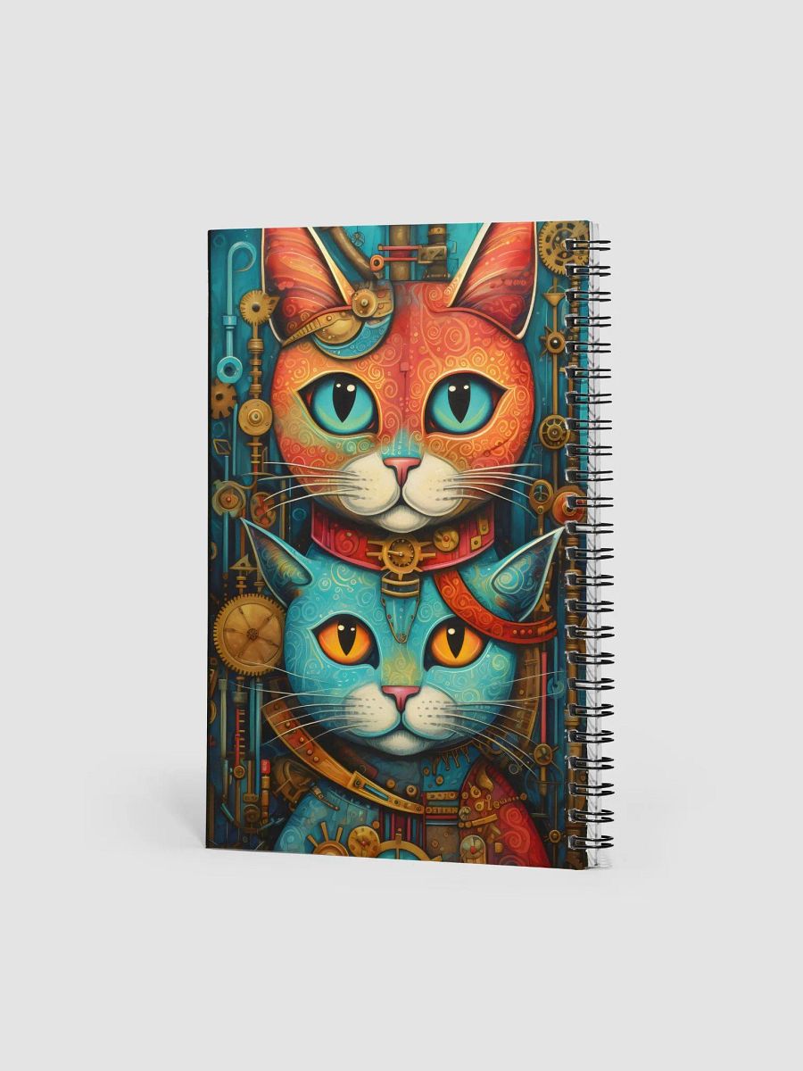 Steampunk Cats Spiral Notebook product image (2)