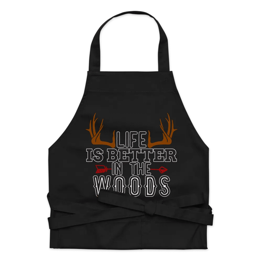 Life is Better in the Woods Organic Apron product image (11)